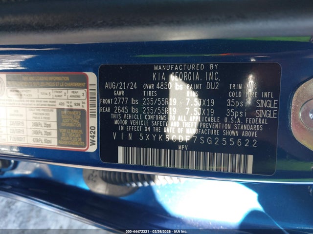 2025 KIA SPORTAGE 5XYK6CDF7SG255622 Photo 8