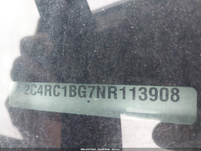 44472354 :رقم المزاد ، 2C4RC1BG7NR113908 vin ، 2022 Chrysler Pacifica Touring L مزاد بيع