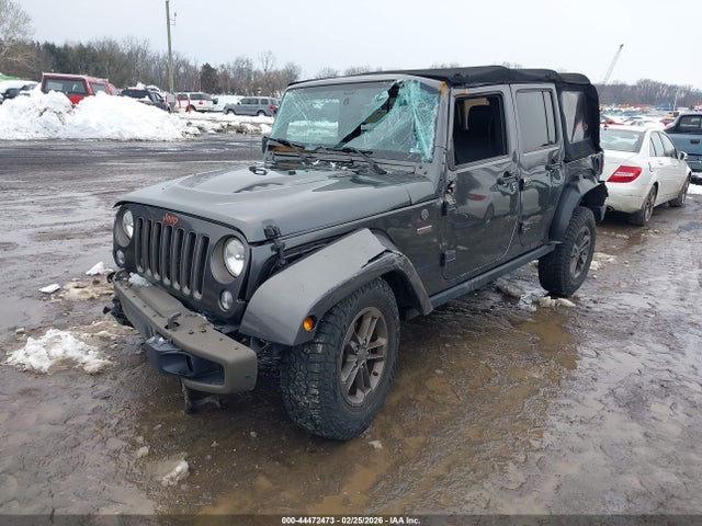 Aukcja sprzedaży 2016 Jeep Wrangler Unlimited 75th Anniversary, vin: 1C4BJWEG9GL329349, numer aukcji: 44472473