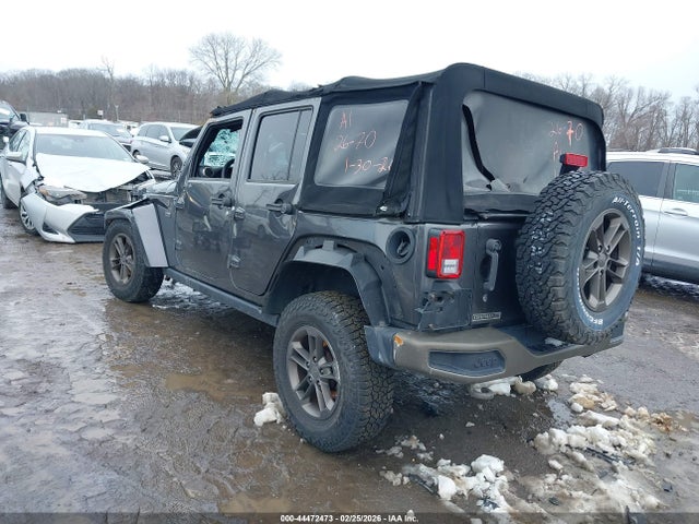 Aukcja sprzedaży 2016 Jeep Wrangler Unlimited 75th Anniversary, vin: 1C4BJWEG9GL329349, numer aukcji: 44472473