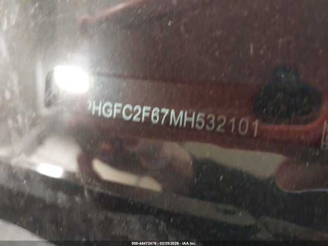 2021 HONDA CIVIC 2HGFC2F67MH532101 Photo 8