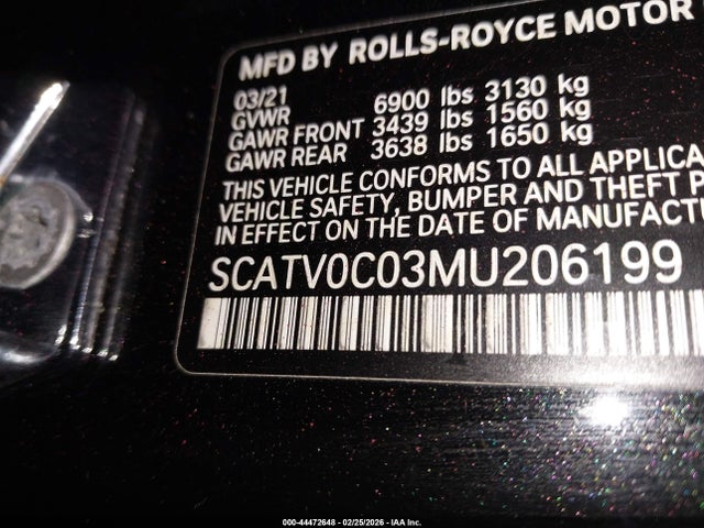 Rolls-Royce Ghost 2021 SCATV0C03MU206199 Image 9
