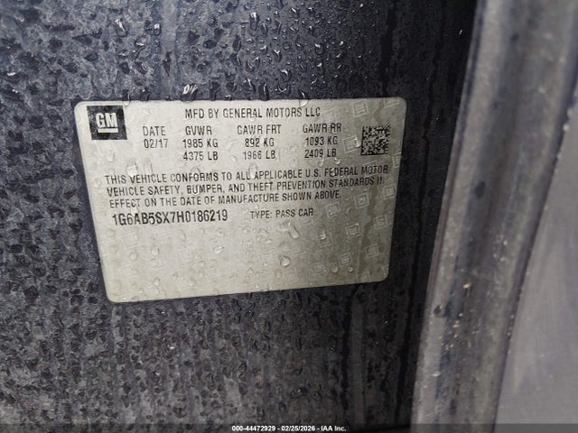 2017 CADILLAC ATS 1G6AB5SX7H0186219 Photo 8