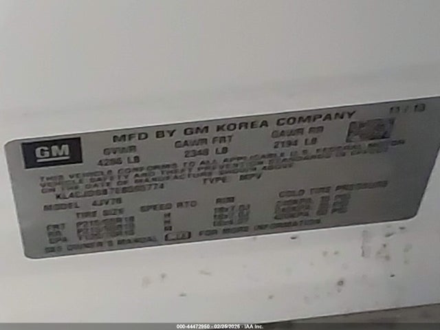 KL4CJDSB7EB595774 Buick Encore Premium