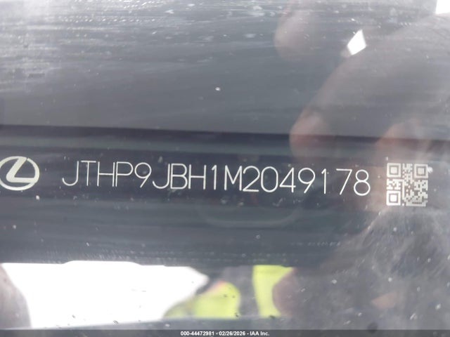 Продажа на аукционе авто 2021 Lexus Ux 250h, vin: JTHP9JBH1M2049178, номер лота: 44472981