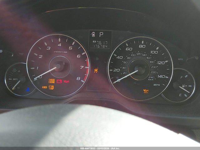 2012 Subaru Legacy 2.5i მანქანა იყიდება აუქციონზე, vin: 4S3BMCA68C3007265, აუქციონის ნომერი: 44473033
