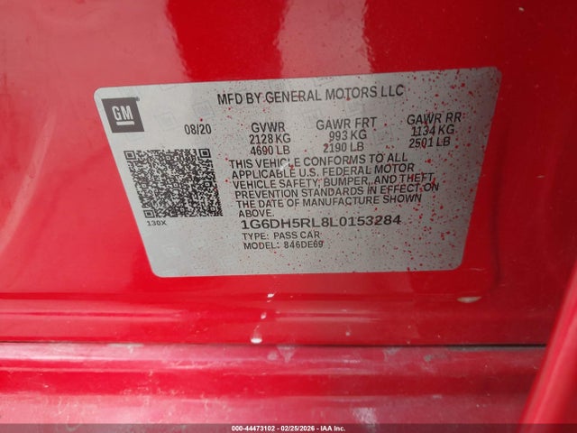 2020 CADILLAC CT4 1G6DH5RL8L0153284 Photo 8