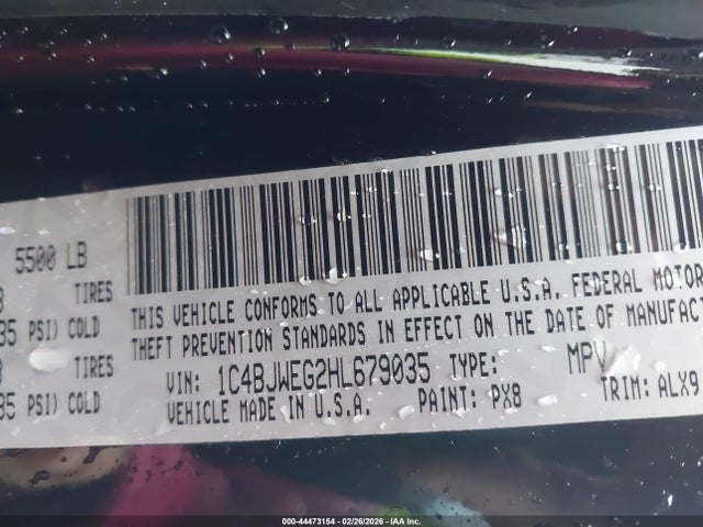 2017 JEEP WRANGLER UNLIMITED 1C4BJWEG2HL679035 Photo 8