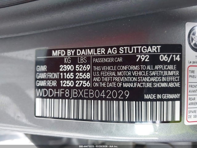 WDDHF8JBXEB042029 Mercedes-Benz E 350 4matic