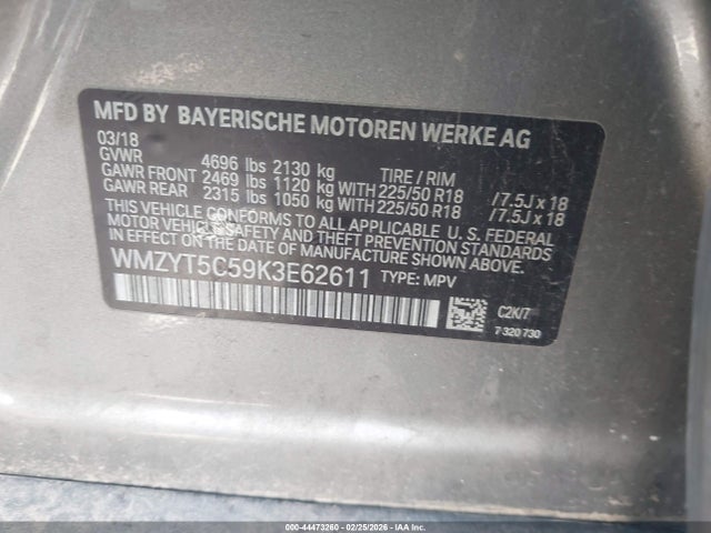 2019 MINI COUNTRYMAN WMZYT5C59K3E62611 Photo 8