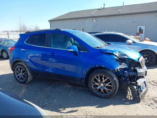 2016 Buick Encore Sport Touring მანქანა იყიდება აუქციონზე, vin: KL4CJ1SM3GB661305, აუქციონის ნომერი: 44473277