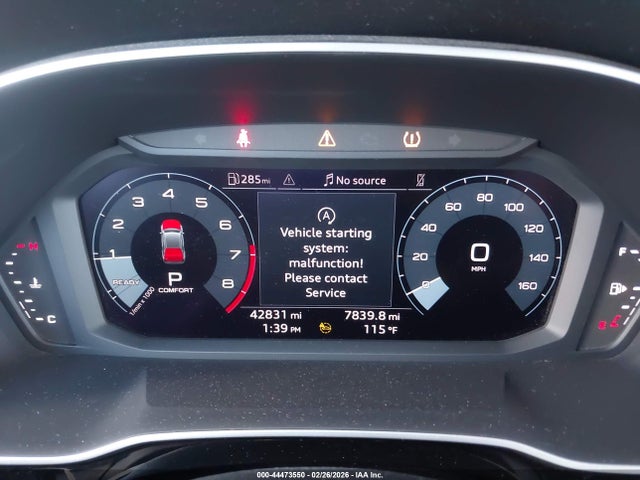 Продаж на аукціоні авто 2022 Audi Q3 Premium Plus 45 Tfsi S Line Quattro Tiptronic, vin: WA1EECF37N1055180, номер лоту: 44473550