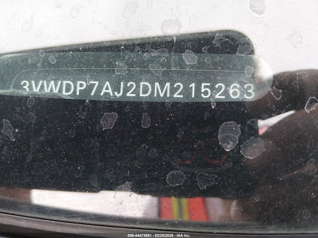 Продаж на аукціоні авто 2013 Volkswagen Jetta 2.5l Se, vin: 3VWDP7AJ2DM215263, номер лоту: 44473581