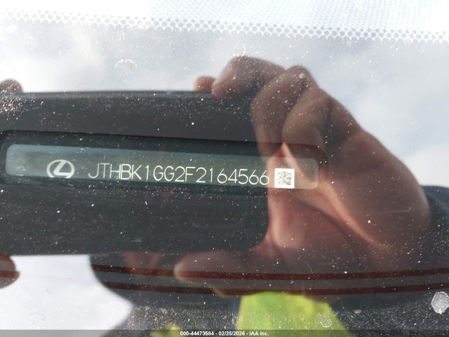 2015 Lexus Es 350 მანქანა იყიდება აუქციონზე, vin: JTHBK1GG2F2164566, აუქციონის ნომერი: 44473584