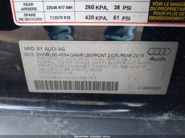 2013 AUDI A3 WAUBEAFMXDA006749 Photo 8