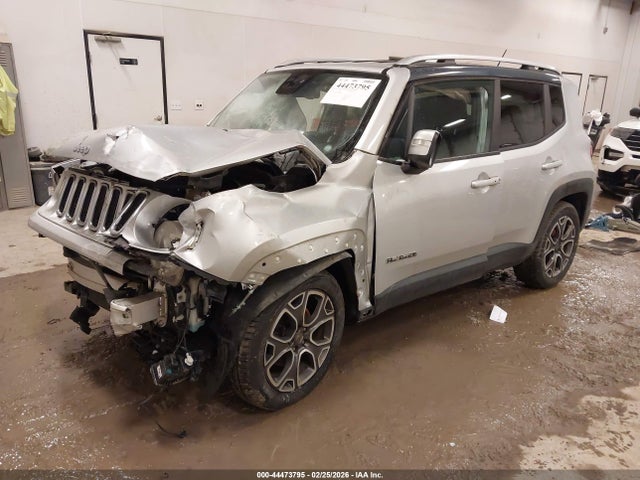 2016 Jeep Renegade Limited მანქანა იყიდება აუქციონზე, vin: ZACCJADT3GPC67965, აუქციონის ნომერი: 44473795