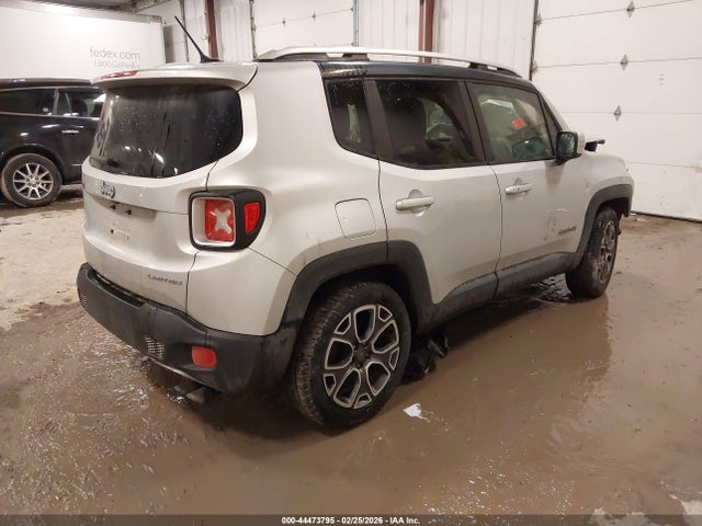 2016 Jeep Renegade Limited მანქანა იყიდება აუქციონზე, vin: ZACCJADT3GPC67965, აუქციონის ნომერი: 44473795