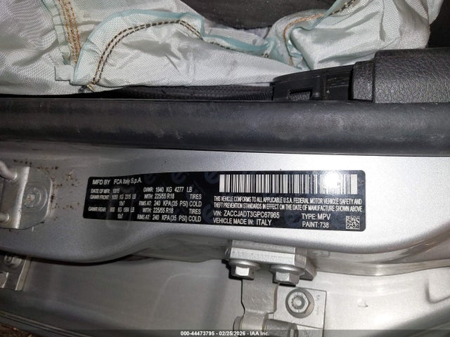 2016 Jeep Renegade Limited მანქანა იყიდება აუქციონზე, vin: ZACCJADT3GPC67965, აუქციონის ნომერი: 44473795