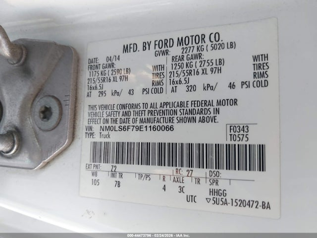Ford Transit Connect Xlt 2014 NM0LS6F79E1160066 Image 9
