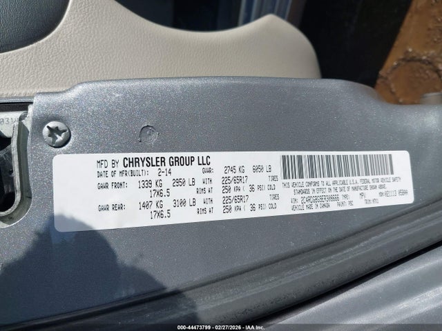 2C4RDGBG9ER308666 Dodge Grand Caravan Se 30th Anniversary