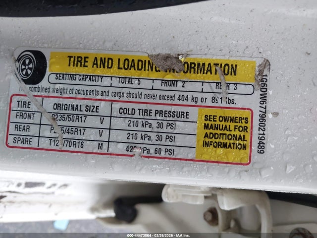 2006 CADILLAC STS 1G6DW677960219489 Photo 8