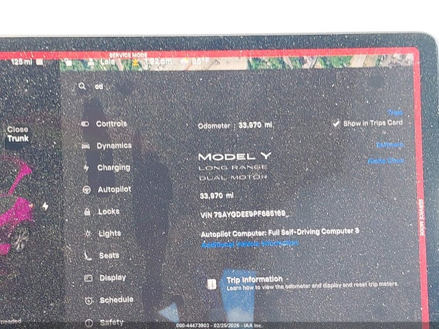 7SAYGDEE9PF685169 Tesla Model Y Awd/long Range Dual Motor All-wheel Drive