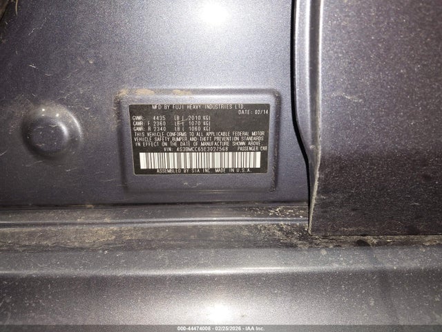 Продажа на аукционе авто 2014 Subaru Legacy 2.5i Premium, vin: 4S3BMCC65E3027568, номер лота: 44474008
