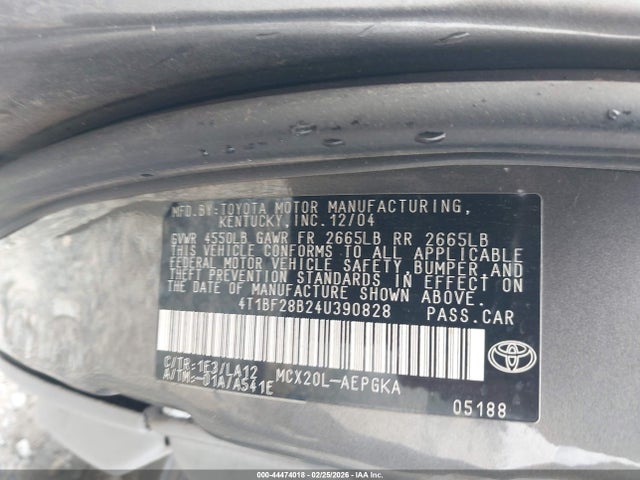 2004 TOYOTA AVALON 4T1BF28B24U390828 Photo 8