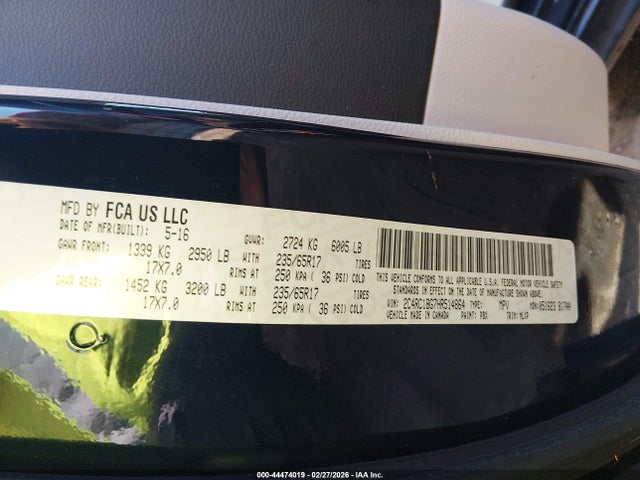 2017 CHRYSLER PACIFICA 2C4RC1BG7HR514864 Photo 8