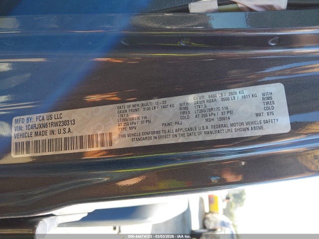 1C4RJXN61RW230313 Jeep Wrangler 4xe Willys 4xe