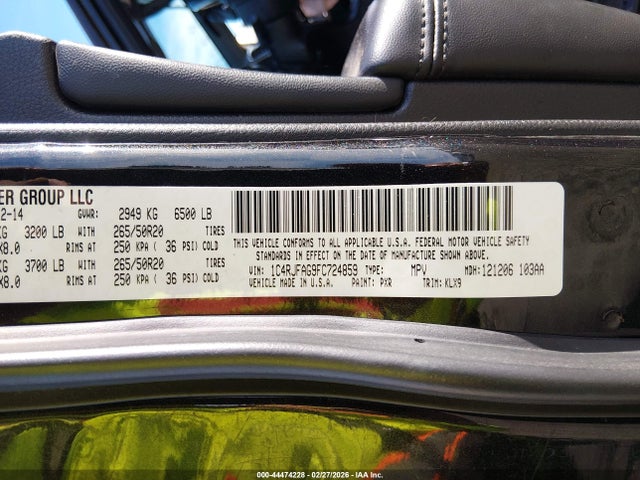 1C4RJFAG9FC724859 Jeep Grand Cherokee Altitude