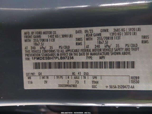 2023 FORD BRONCO 1FMDE5BH7PLB97238 Photo 8