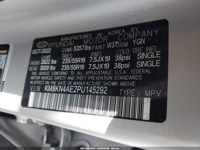 Hyundai Ioniq 5 Sel 2023 KM8KN4AE2PU145292 Image 9