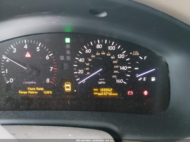 44474545 :رقم المزاد ، JTHBN36F940130581 vin ، 2004 Lexus Ls 430 مزاد بيع