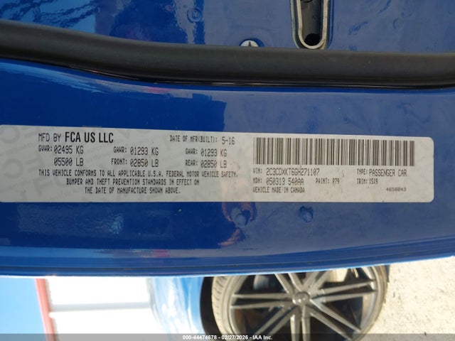Продаж на аукціоні авто 2016 Dodge Charger Police, vin: 2C3CDXKT6GH271107, номер лоту: 44474678