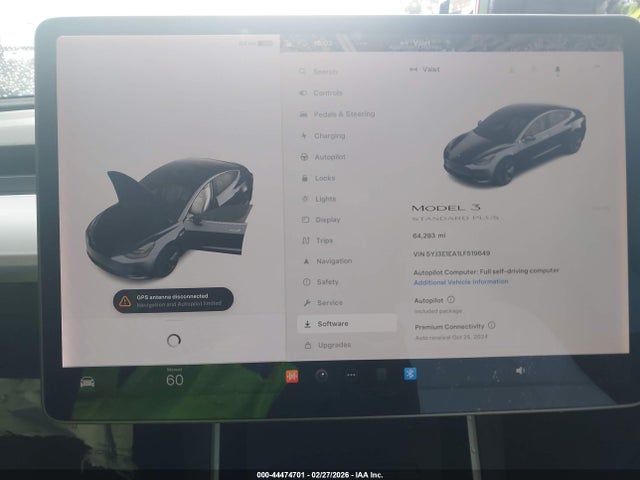Продаж на аукціоні авто 2020 Tesla Model 3 Standard Range Plus Rear-wheel Drive/standard Range Rear-wheel Drive, vin: 5YJ3E1EA1LF519649, номер лоту: 44474701
