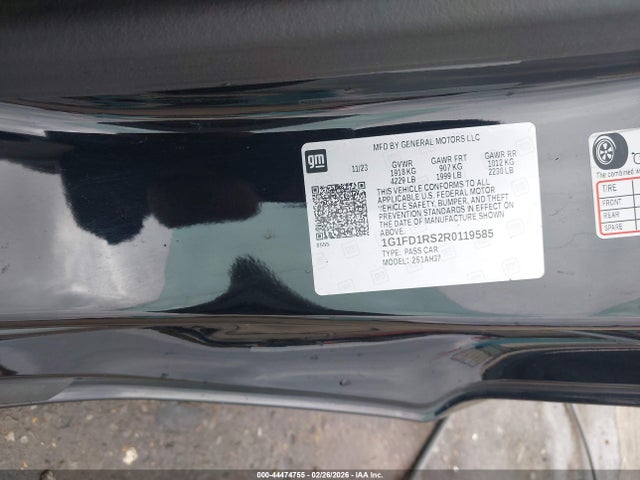 2024 CHEVROLET CAMARO 1G1FD1RS2R0119585 Photo 8