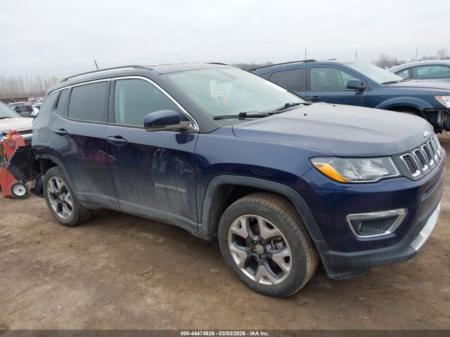 2020 Jeep Compass Limited 4x4 მანქანა იყიდება აუქციონზე, vin: 3C4NJDCB0LT132500, აუქციონის ნომერი: 44474926