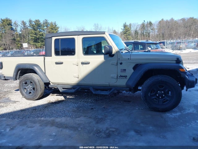 2022 Jeep Gladiator Sport 4x4 მანქანა იყიდება აუქციონზე, vin: 1C6HJTAG7NL172228, აუქციონის ნომერი: 44474929