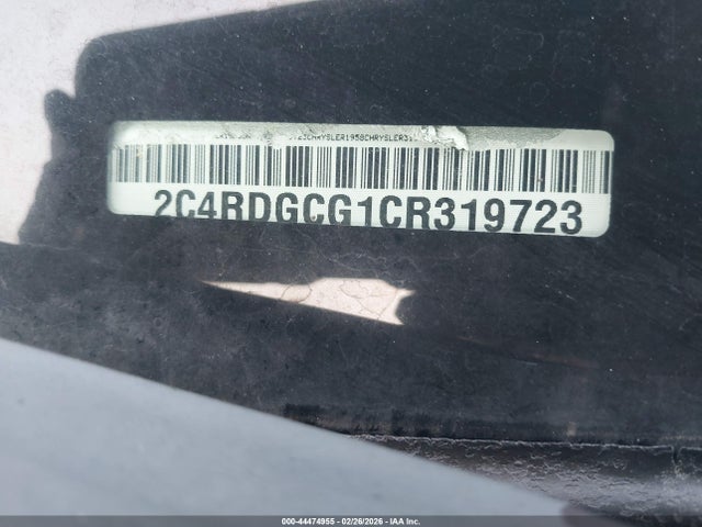 Aukcja sprzedaży 2012 Dodge Grand Caravan Sxt, vin: 2C4RDGCG1CR319723, numer aukcji: 44474955