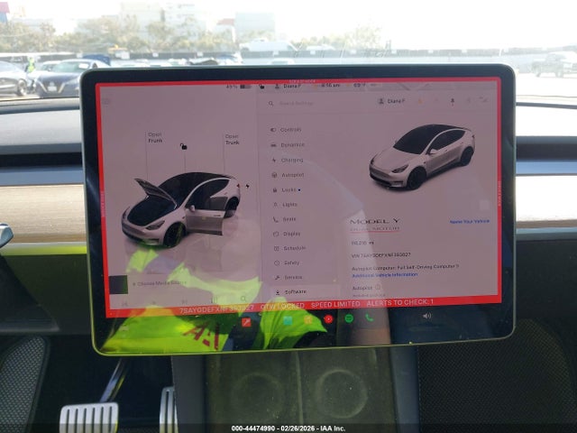 7SAYGDEFXNF393827 Tesla Model Y Performance Dual Motor All-wheel Drive