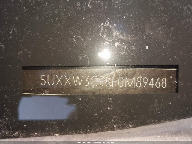 44474994 :رقم المزاد ، 5UXXW3C58F0M89468 vin ، 2015 Bmw X4 Xdrive28i مزاد بيع
