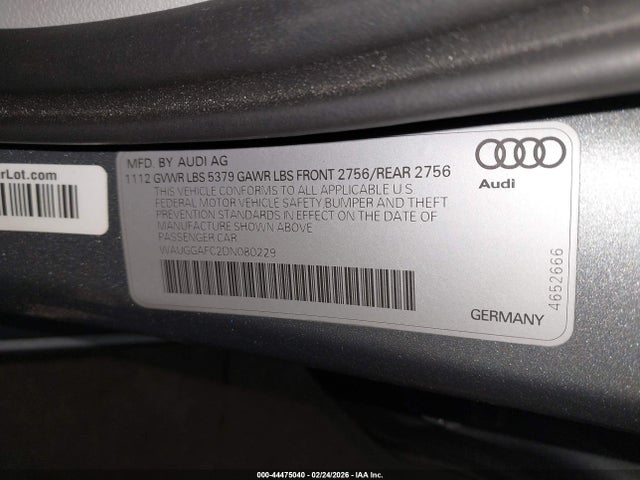 2013 AUDI A6 WAUGGAFC2DN080229 Photo 8