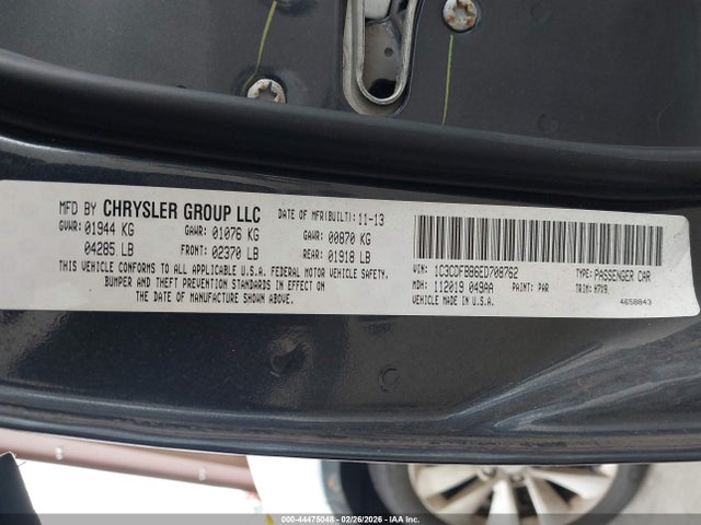1C3CDFBB6ED708762 Dodge DART SXT
