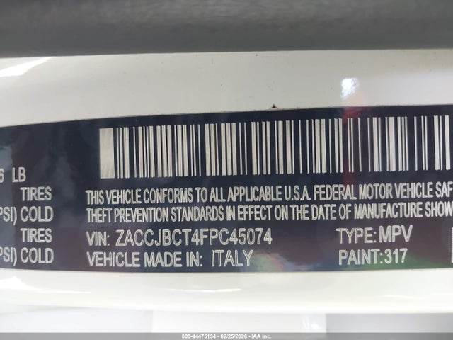 Jeep Renegade Trailhawk 2015 ZACCJBCT4FPC45074 Image 9