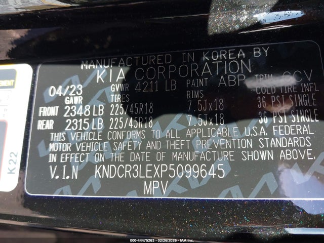 KIA Niro Ex Touring 2023 KNDCR3LEXP5099645 Image 9