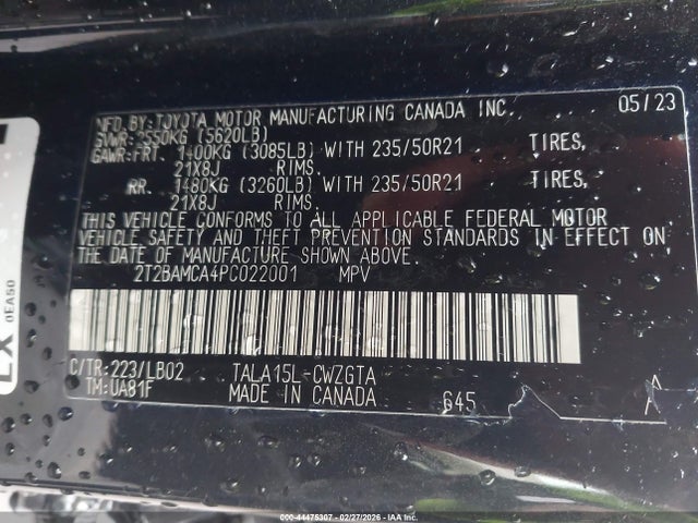 2023 LEXUS RX 350 2T2BAMCA4PC022001 Photo 8