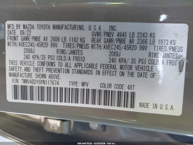 7MMVABDY6PN117674 Mazda Cx-50 2.5 Turbo Premium