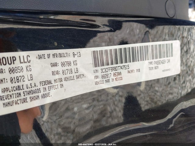 2013 FIAT 500 3C3CFFBR8DT747515 Photo 8