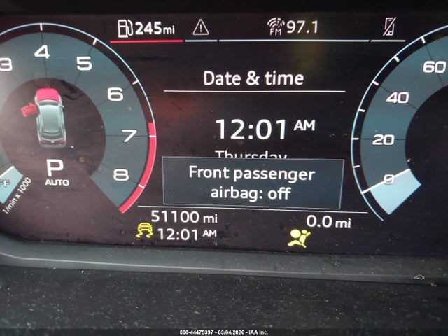 44475397 :رقم المزاد ، WA1DECF35R1029002 vin ، 2024 Audi Q3 Premium 45 Tfsi S Line Quattro Tiptronic مزاد بيع